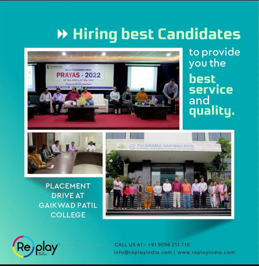 Bridging Talents and Opportunities: Placement Drive at Tulsiramji Gaikwad Patil College of Engineering and Management.