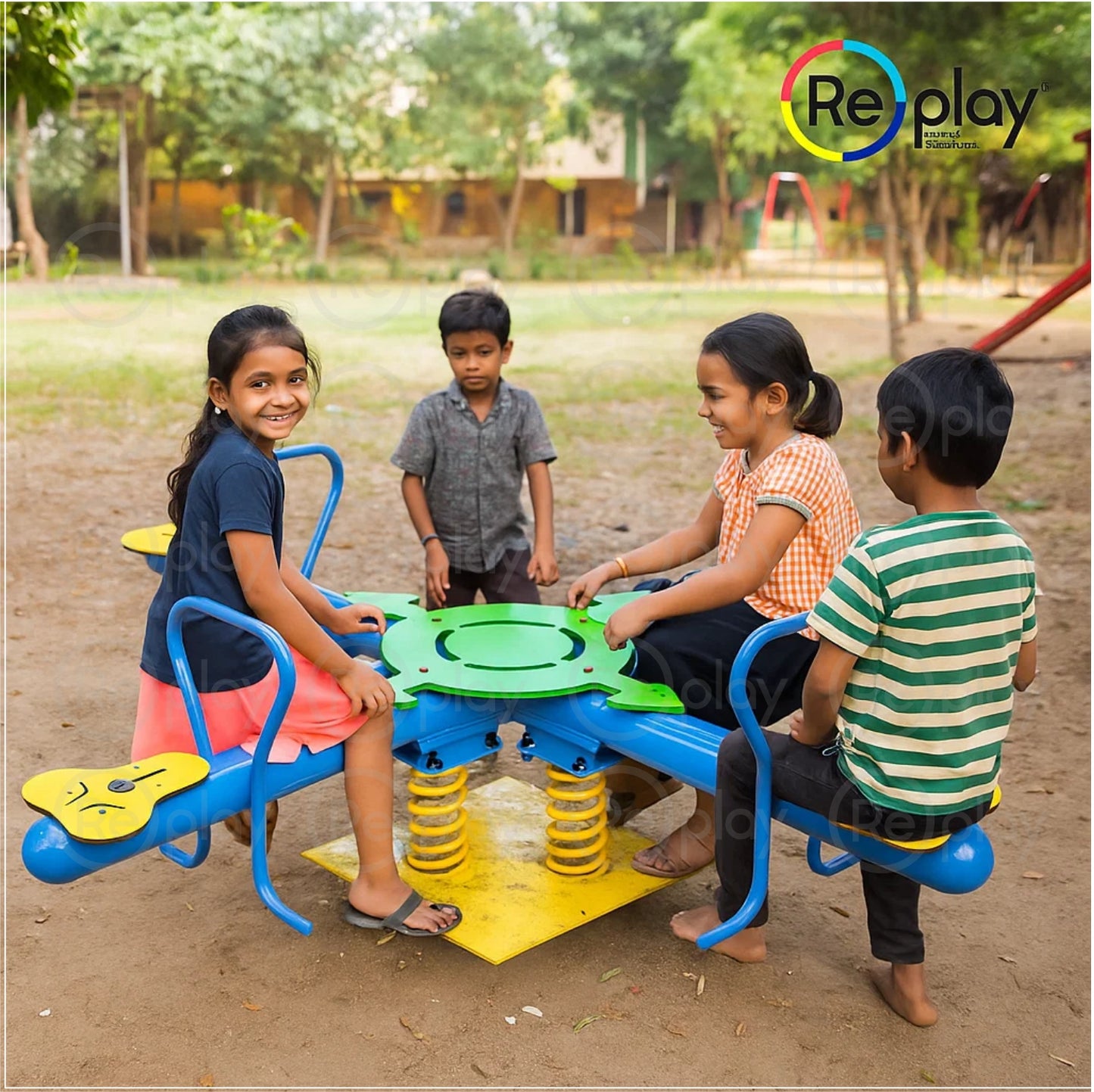 4 SEATER SPRING SEE-SAW