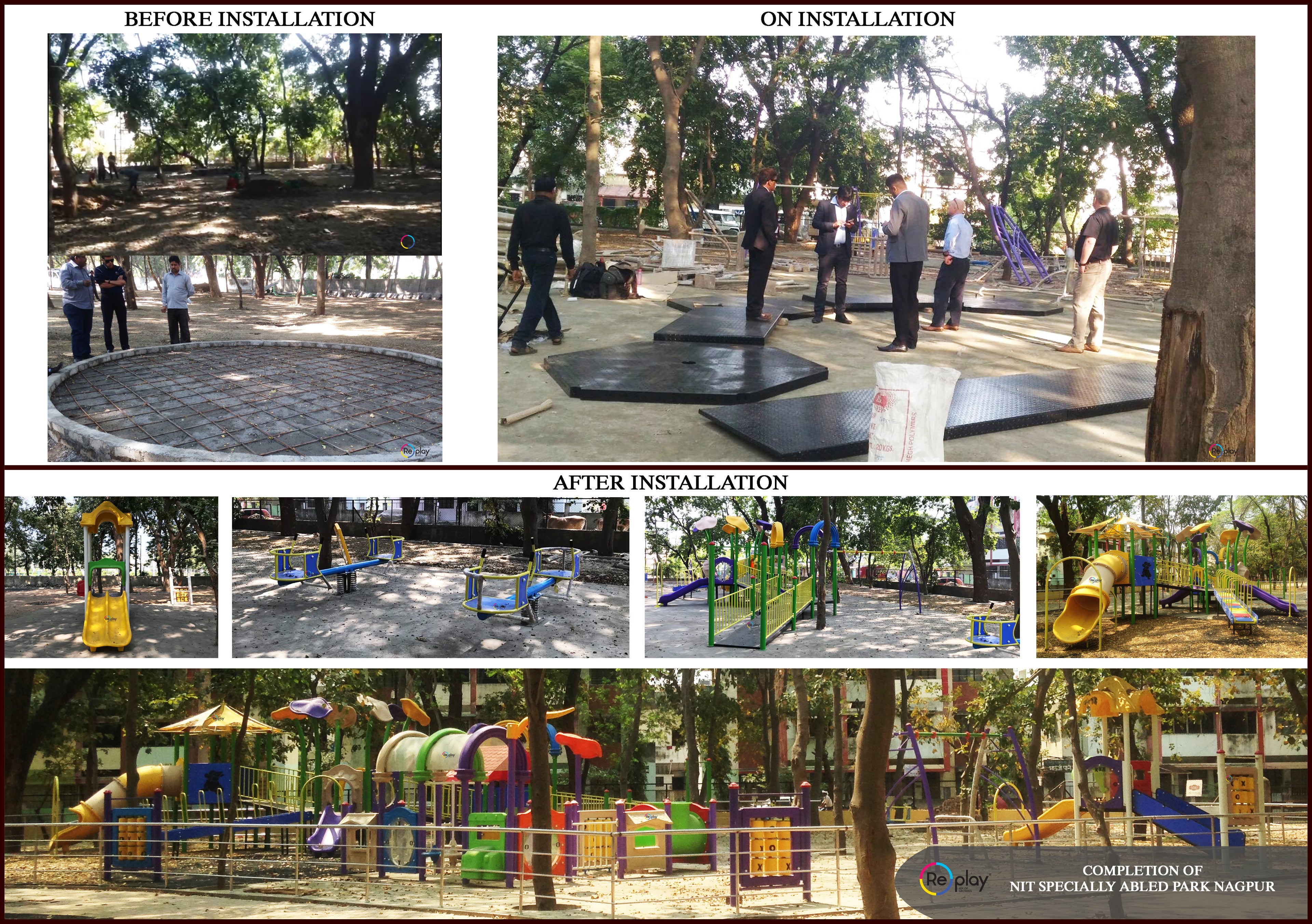 Creating Joyful Spaces- Specially-Abled Children’s Play Park and Equipment at NIT Garden Nagpur.