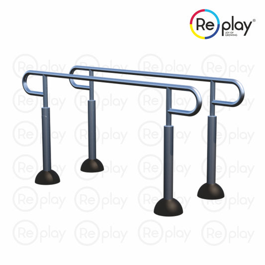 SILVERY PARALLEL BAR