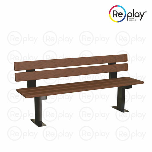 GARDEN BENCH WITH BACKREST