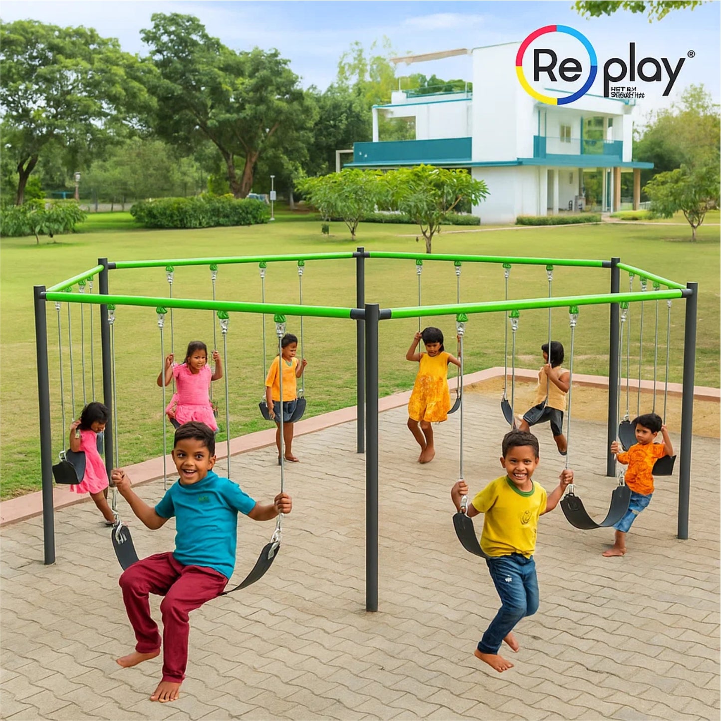 12 SEATER HEXA SWING