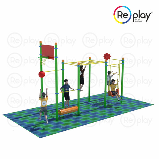 MULTI CHIN-UP BASKET BALL STATION