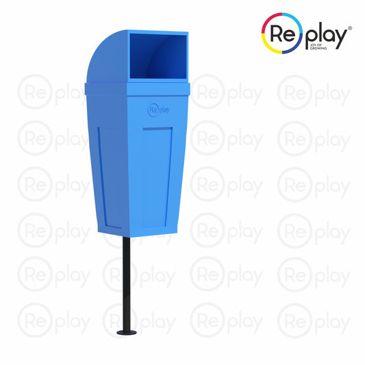 POLE MOUNTED LITTER BIN 50 LITRE