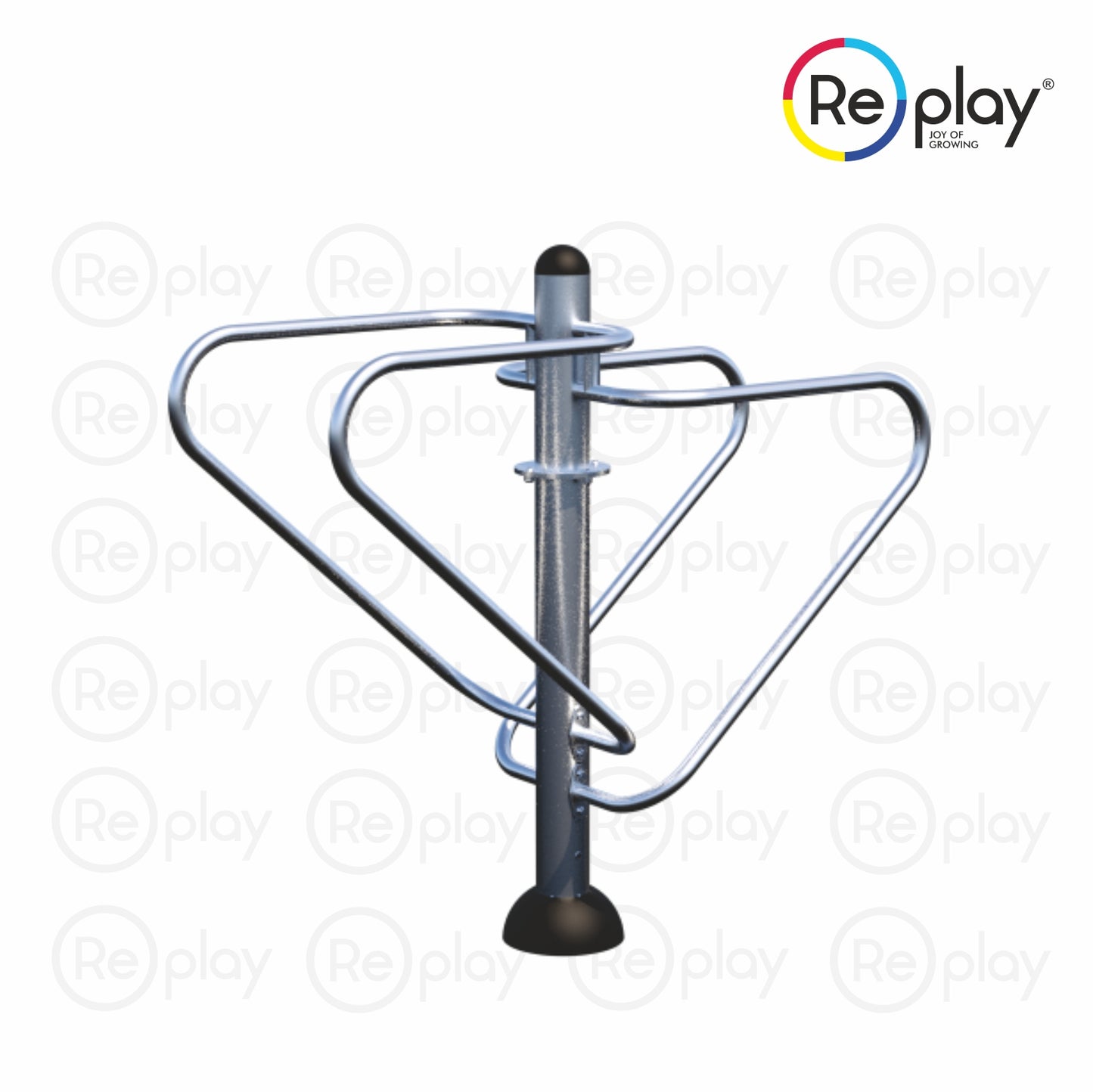 SILVER OUTDOOR GYM EQUIPMENT