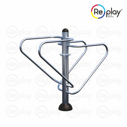 SILVER OUTDOOR GYM EQUIPMENT