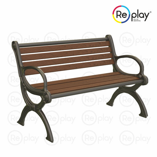 FRP STRIP CAST IRON BENCH