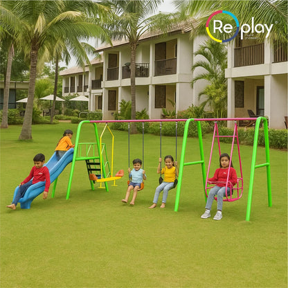 MULTI SEATER SWING WITH SLIDE