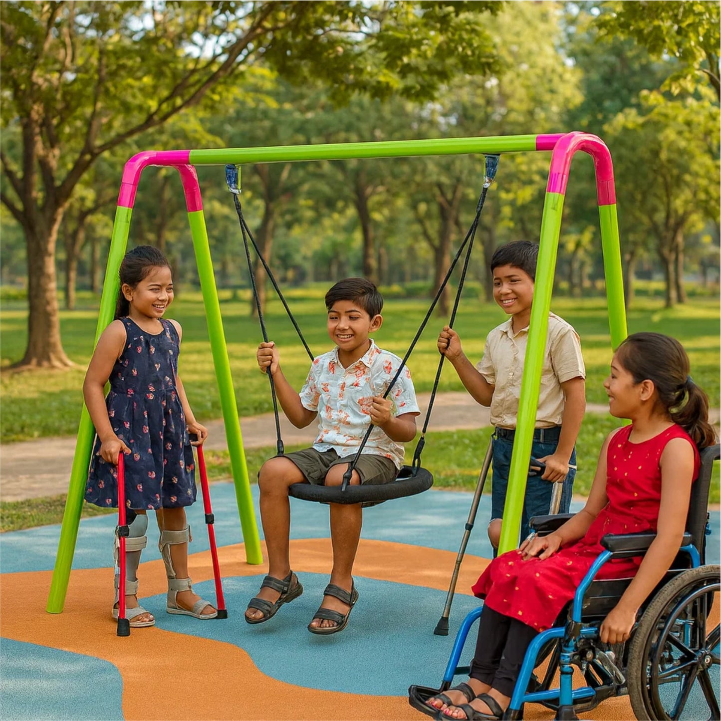 CHUCKLE CIRCLE SWING