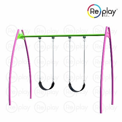 2 SEATER RUBBER BELT SWING