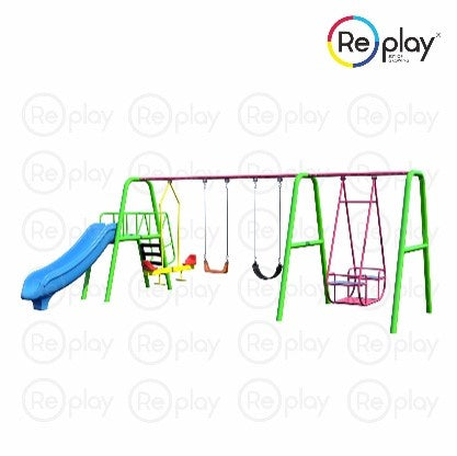 MULTI SEATER SWING WITH SLIDE