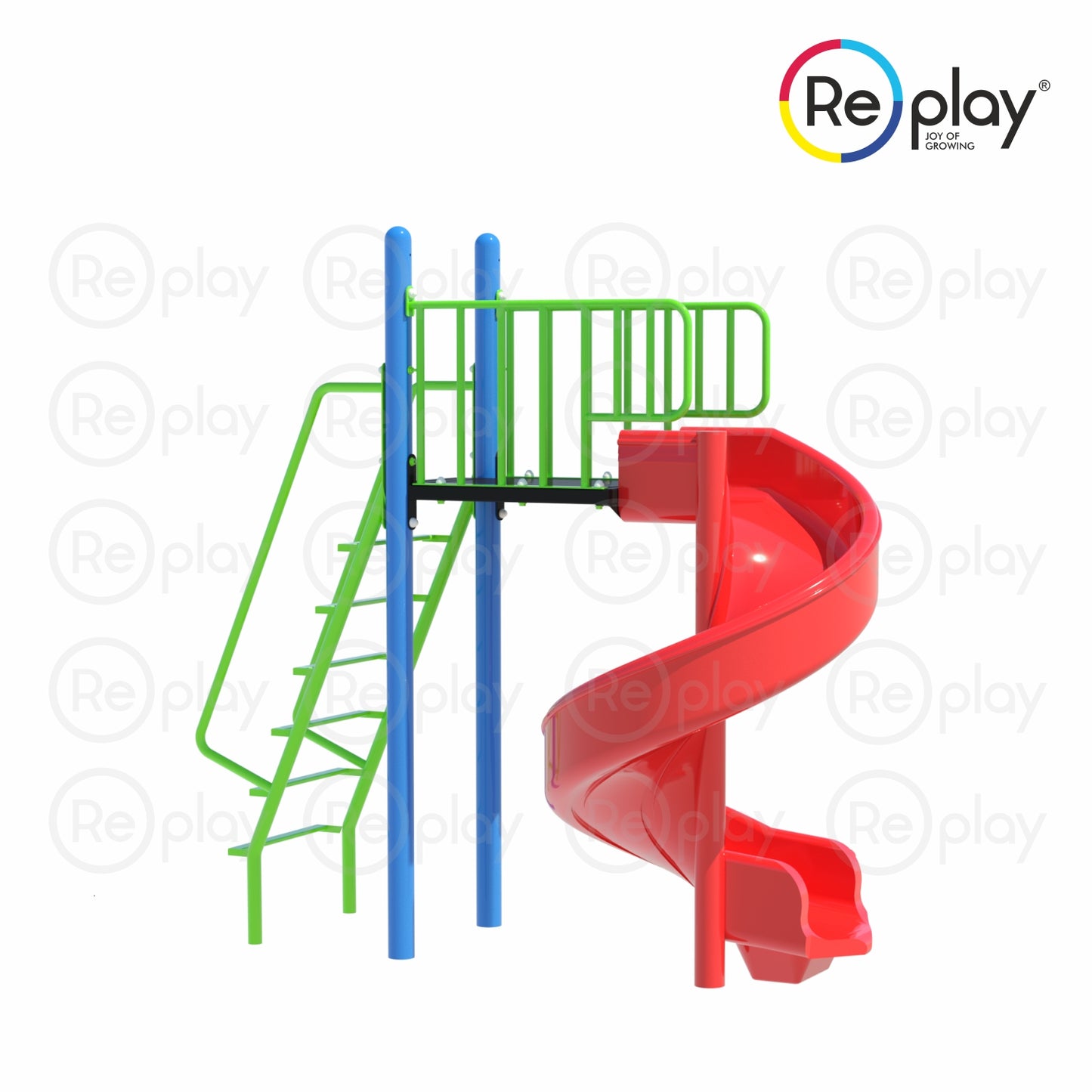 COMPACT BIG SPIRAL SLIDE