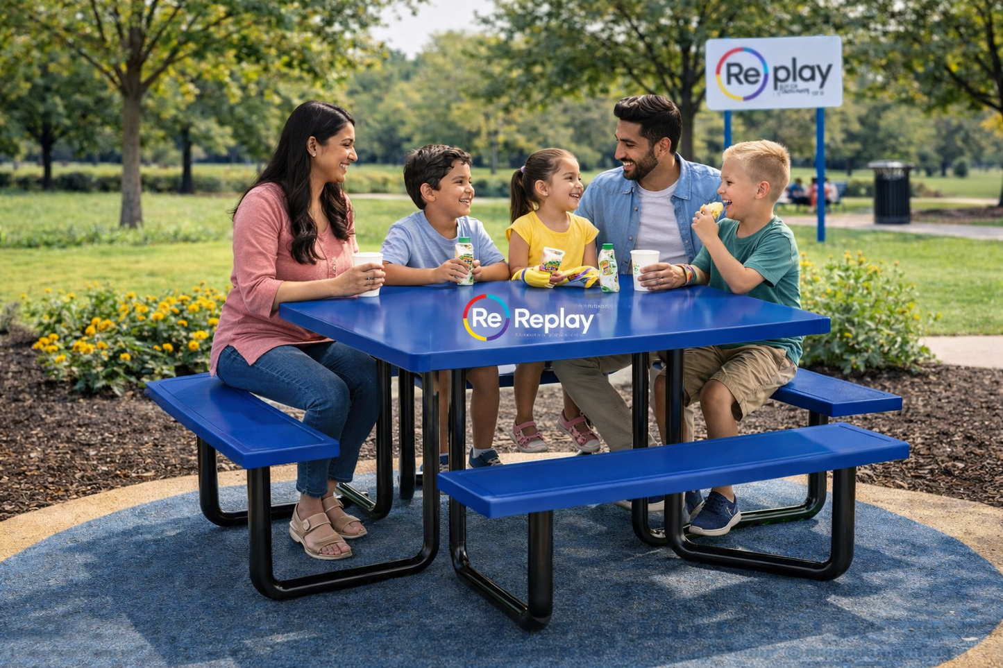 SQUARE PICNIC TABLE