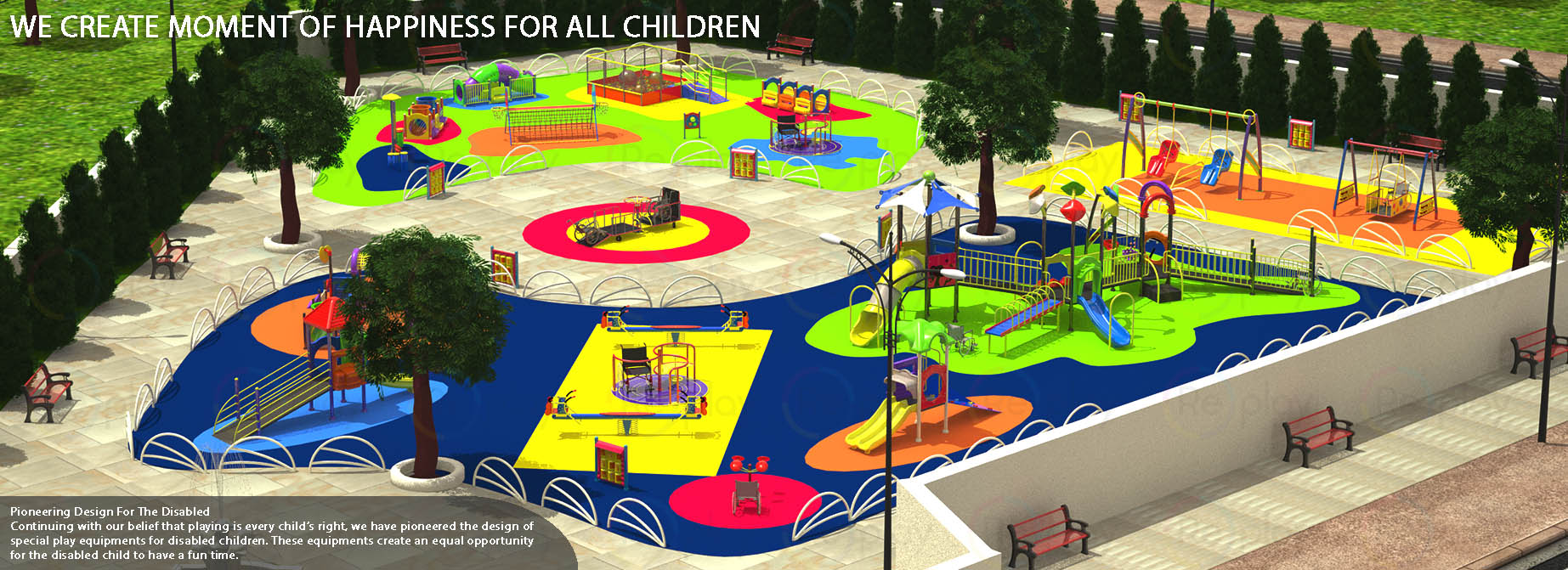 specially abled playground equipment